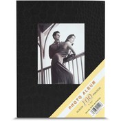 Resim ADF TOPTAN 10×15cm 100’lük Deri Fotoğraf Albümü Siyah 