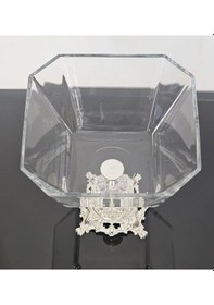 Resim Atabey Home Döküm Gümüş Ayaklı Salata Kasesi Lav Krn299 