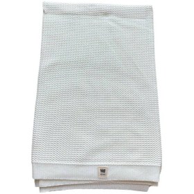 Resim Yüksek Kalite Triko Örme Kumaş Bebek Battaniyesi 4"lü Paket 100x110 Cm 0-3 Ay %100 Organik Beyaz 