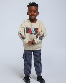 Resim Jack Lions Erkek Bebek Fresh Dokulu İnce Şardonlu 3 İplik Sweatshirt-14748 Bej 
