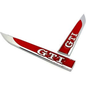 Resim ensadepo Gtı Çamurluk Logo Metal Gti Arma 2 Adet 