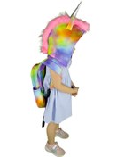 Resim Morikukko Kids Unicorn Çıkabilir Kapüşonlu Sırtçantası (Çocuk Boy) 