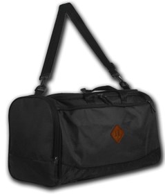 Resim Bagorama Wıde Unisex Kumaş 52 Cm Seyahat Spor Fitness Omuz Çantası - Siyah 