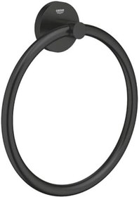 Resim Grohe Essentials Halka Havluluk Mat Siyah - 1024612430 