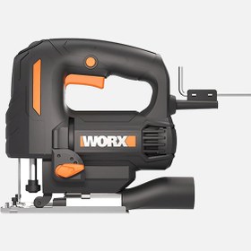 Resim Worx WX463 550 Watt Devir Ayarlı Profesyonel Dekupaj Testere 