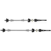 Resim Hq-01 Titanlı Alüminyum Bisiklet Hızlı Çıkartma, Siyah, Ön 19.2 Cm Arka 23 Cm, 53 G 