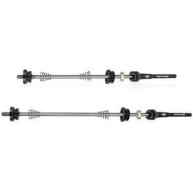 Resim Hq-01 Titanlı Alüminyum Bisiklet Hızlı Çıkartma, Siyah, Ön 19.2 Cm Arka 23 Cm, 53 G 