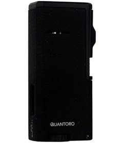 Resim Quantoro 3 Torch Pürmüz Delicili Siyah Metal Puro Çakmağı 