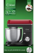 Resim Kiwi Kmx-3638 5.3 L 1300 W Hamur Yoğurma & Stand Mikser Mutfak Şefi 
