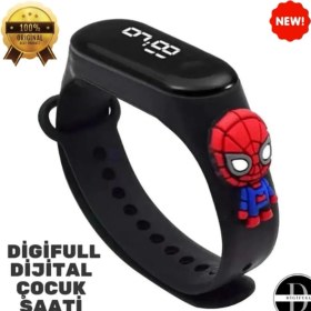 Resim Özbience Renkli Çocuk Kol Saati, LED Dokunmatik, Su Geçirmez, Eğlenceli Tasarım 