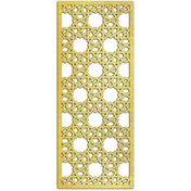 Resim Liar Dekor Liar Ahşap Seperatör (Paravan) - KSP-211 - (18 mm) - (60 cm x 160 cm) - (Gold) 