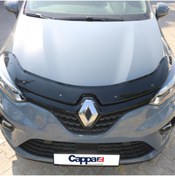 Resim Cappafe Renault Clio 5 Uyumlu Siyah Ön Kaput Koruyucu Rüzgarlık 