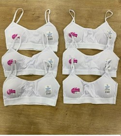 Resim Dondeza 6'lı Paket Askılı Pedli Düz Büstiyer Karışık Renk Beyaz 