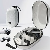 Resim Dayanıklı Kılıf, Meta Quest 3/3S, BOBOVR M3PRO S3PRO ve Diğer Cihazlar İçin Tasarlanmış, VR Ekipmanları, Elite Baş Kemeri, Kontrolörler, Adaptörler ve AA Piller için Yeterli Depolama Sunar, Quest 3 ve Quest 3S için Seyahat ve Güvenlik İçin Lens Kapağı da Dahil, Dji Drone Aksesuarı, Dji Mini Çanta, Dji M Çanta, VR Aksesuarı 