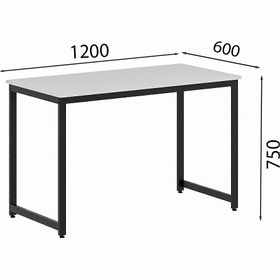 Resim Flinder Siyah Renk Oyuncu Masası 60x120 Cm, Bilgisayar Masası, Gamer Masası, Gaming Masa, Metal Ayaklı 