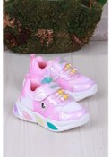 Resim Vicco 346.b25y.177 Pembe Gelato Hafif Rahat Işıklı Kız Çocuk Ayakkabı Pembe 