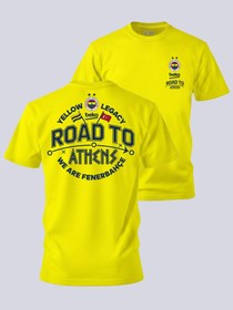 Resim Fenerbahçe Sarı Basketbol Final Four 2026 Tshirt - Sarı / M 
