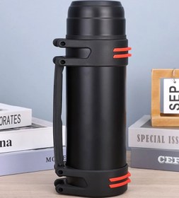 Resim Cin 2 Litre, 304 Kalite Çelik, Vakumlu, Çay kahve Termosu, Askılı Termos, cin488sy 