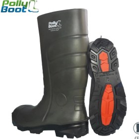 Resim Zenvia Mey Ithalat® Pollyboot Vega 45 Numara Çelik Burunlu Çizme Poliüratan 