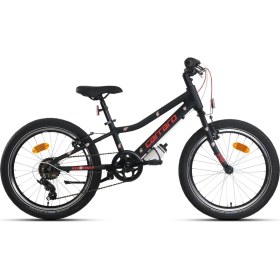 Resim Carraro Red Eagle 20 Jant Hafif Aluminyum Çocuk Bisikleti 6 Vites Siyah Kırmızı Siyah 