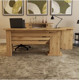 Resim Kalender Dekor Ophira-1-3-4 Ofis Büro Masası Takımı 