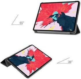 Resim Fogy Ipad Air 5.Nesil 10.9" 2022 ile Uyumlu Kılıf Kapaklı Ince Arkası Şeffaf Mat Uyku Modlu, Siyah 