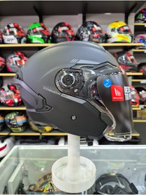Resim MT KASK COSMO SV SOLID A1 MAT SİYAH MOTOSİKLET KASKI 