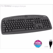Resim Frisby FK-134AU Arapça Q Usb Kablolu Siyah Multimedya Klavye 