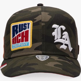 Resim Baseball Cap - Curved Visor - Urban Collection - LA Kamuflaj - Haki - M-L (60-64 cm) 