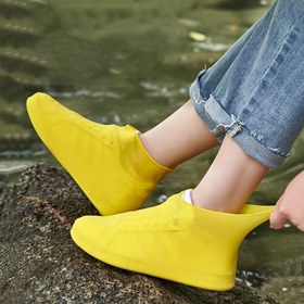 Resim 1 Çift Su Geçirmez Ayakkabı Kapakları, Unisex Ayakkabı Koruyucuları, Elastik Ve Dayanıklı Bot Kapakları, Yağmurlu Günler Için Uygun 