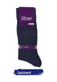 Resim Jiber Erkek Modal Likralı Uzun Çorap 5100 - 12 Adet Lacivert 