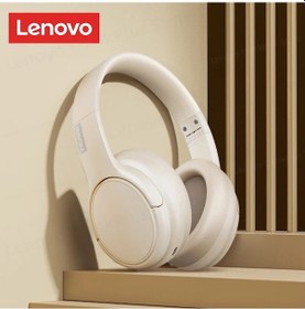 Resim Lenovo 5.3 Kablosuz Bluetooth Kulaklık Th20 Oyun Çift Modlu Katlanabilir Spo Th20 Beige 