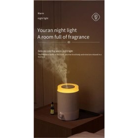 Resim Yatak Odası Için Nemlendiriciler, 2l Serin Sis Ultrasonik Hava Nemlendirici Üst Doldurma ve Sessiz, 360 ° Nozul Ab Fişi, Beyaz (Yurt Dışından) 