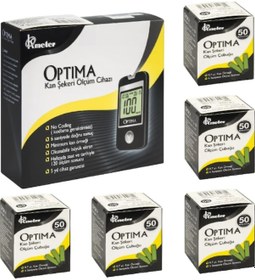 Resim Optima Kan Şekeri Ölçüm Cihazı + 250 Strip 