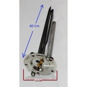 Resim FullYedek Arçelik T 7365 B 1980 Watt Anotlu Rezistans 5 Delikli Termosifon Rezistansı 