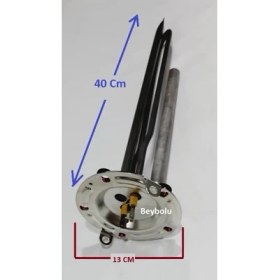 Resim FullYedek Arçelik T 7365 B 1980 Watt Anotlu Rezistans 5 Delikli Termosifon Rezistansı 