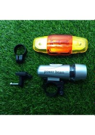 Resim Sinyalli 2 Li Bisiklet Feneri 6 Adet Pil Hediyeli Çok Renkli 