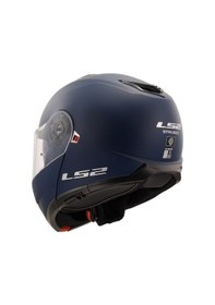Resim Ls2 Strobe 2 Çene Açılır Kask Mat Navy Mavi 