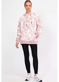 Resim Alexander Gardi Alexandergardı Batik Desenli Kapüşonlu Şardonlu Oversize Sweatshirt Un-757a07 001 
