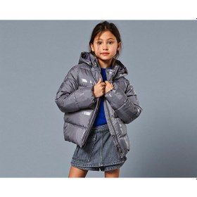 Resim Only Kogmercedes Life Aop Puffer Çocuk Günlük Mont 15327417-december-sky Gri Gri 