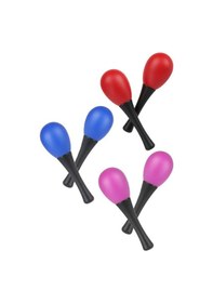 Resim Midex Orf-mrc-06 3x Örf Aletleri 3 Çift Marakas Plastik Maracas 