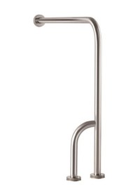 Resim Line Bathroom Tutamak 20114 Duvardan Yer Yekalı Mat Paslanmaz Çelik Gri 