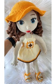 Resim Renklere Dokunarak Amigurumi Iki Elbiseli Pınar Bebek 