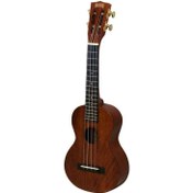 Resim Mahalo High Gloss Concert Ukulele (Vintage Natural) 