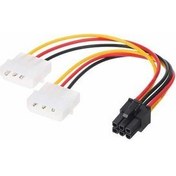 Resim Boblov 6 Pin Power Kablo 6 Pin To Molex Power Pcıe Ekran Kartı Güç Kablo 8 Pin Power To Molex 