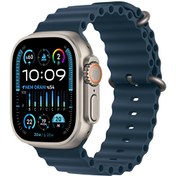 Resim Watch Ultra 2 GPS + Cellular, 49mm Titanium Case with Blue Ocean Band Apple