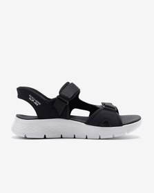 Resim Skechers Go Walk Flex Sandal - Easy Entry Erkek Siyah Sandalet 229210 Bkgy Siyah 
