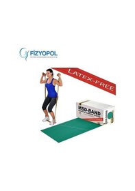 Resim Msd Mvs Band 22.5 Metre Gümüş Gri Egzersiz Pilates Direnç Bandı Gri 