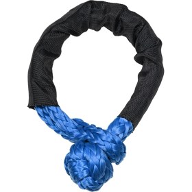 Resim Creatorally Offroad Mavi Için Yumuşak Kelepçe 17 Ton Kopma Mukavemeti Ağır Hizmet Tipi Polimerik Polietilen Yol Kurtarma Halatı (Yurt Dışından) 