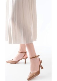 Resim No8 Home St-004 Vizon Rugan Günlük 7 Cm Topuklu Bayan Ayakkabı Çok Renkli 